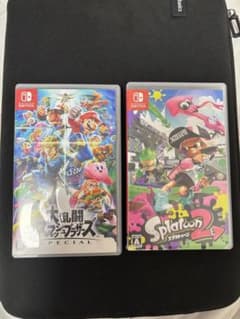 Nintendo Switch ソフト 2本セット スマブラ スプラトゥーン2のサムネイル