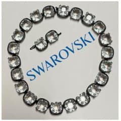美品】SWAROVSKI Harmonia大粒クリスタル チョーカー　ネックレス