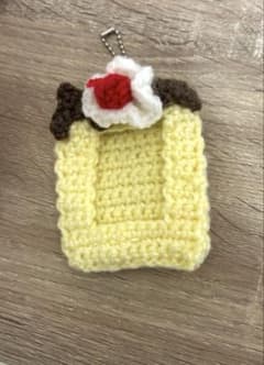 【ボールチェーン付】カードケース トレカケース プリン スイーツのサムネイル