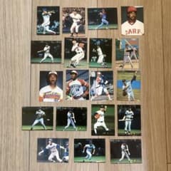 カルビー野球カード　88年&89年　19枚　状態良好セットのサムネイル