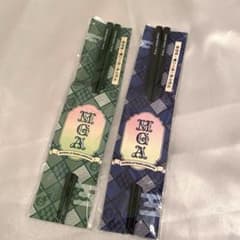 Mrs.GREEN APPLE 젓가락 만 녹색 파랑 2 색 세트