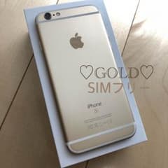 iPhone 6s Gold 64 GB SIMフリー♡美品♡のサムネイル
