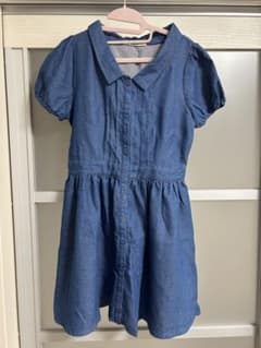 デニム半袖ミニワンピースのサムネイル