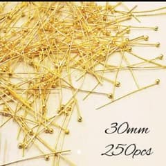 丸ピン♡30mm たっぷり(*´艸`)250本のサムネイル