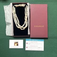 COUGUE 自由が丘クーゲ バロック ロングネックレス 約120cm - メルカリ