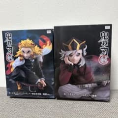 【ラウンドワン限定】鬼滅の刃 煉獄杏寿郎 童磨 ぬーどるストッパー フィギュアのサムネイル