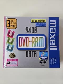 maxell DVD-RAM 9.4GB 3枚パック - メルカリ
