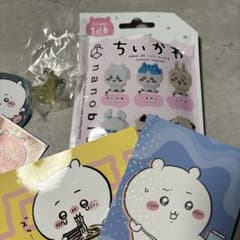 ちいかわ ナノブロック ガチャガチャ シール ブロマイド セットのサムネイル
