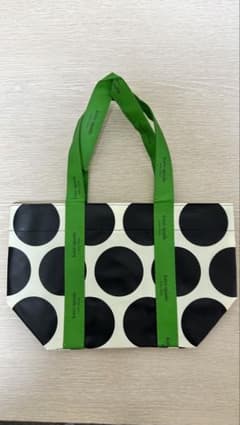 w*_様 kate spade ドット柄エコバッグ ノベルティのサムネイル