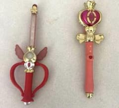 Pretty Guardian Sailor Moon Stick 2-Piece Set with Bonus Item