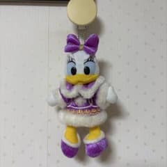 ディズニー　デイジーダック ぬいぐるみバッジ　クリスマスコスチュームのサムネイル