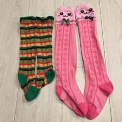 ハイソックス 13cm〜14cm  ピンクのみのサムネイル