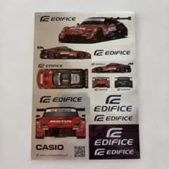CASIO EDIFICE MOTUL NISSAN Z ステッカーシートのサムネイル