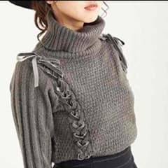 マジェスティックレゴン 編み上げケーブルプルオーバーのサムネイル