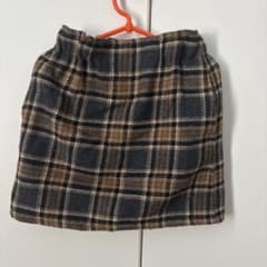 GU チェック柄スカート 110cmのサムネイル