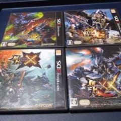 3DS 몬스터 헌터 시리즈 4 개 세트