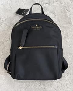 kate spade NEW YORK ブラック リュック - メルカリ