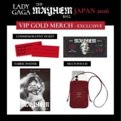 LADY GAGA VIP GOLD グッズ ゴールド Mayhem メイヘム - メルカリ