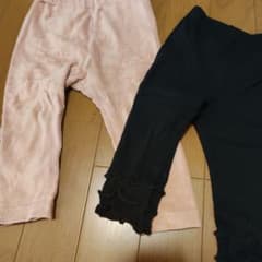 UNIQLO ベビー レギンス 2点セット 80cmのサムネイル