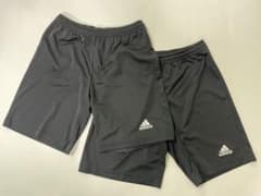 adidas ブラック ハーフパンツ 160/63 2枚セットのサムネイル