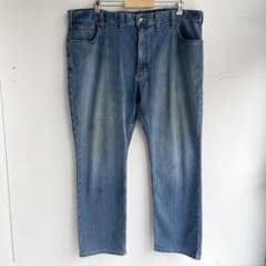 Carhartt denim pants, vintage, used clothing, American casual, US work pants, blue.