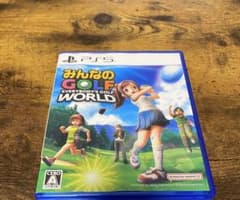 美品　PS5 みんなのGOLF WORLDのサムネイル