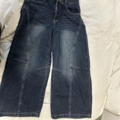 ワイドデニムパンツ インディゴのサムネイル