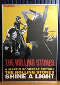 貴重☆rolling stones☆タワーレコード大型ポスター☆フレーム付き 