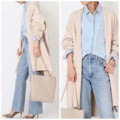 ドゥーズィエムクラス Twins cotton ショートガウン ノーカラー - メルカリ