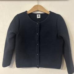プチバトー　ネイビー キルティング ジャケット ♡5ans110cmのサムネイル