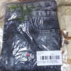 裏起毛　デニム風レギンスダメージ風のサムネイル