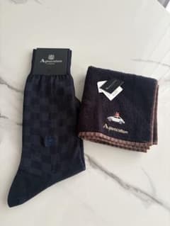 Aquascutum ソックス＆タオルハンカチセットのサムネイル