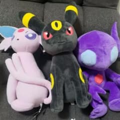 포켓몬 봉제인형 브래키, 야미라미, 에피 포켓몬 3체 세트