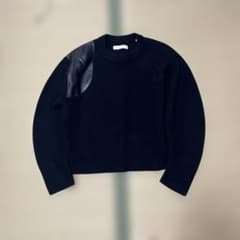 BR x PETER DO レザー　ニット グレー L BR x PETER DO レザー ニット ブラック S - メルカリ