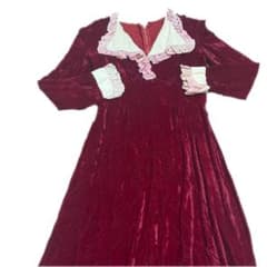 本日限定価格　vintage 70s ベロア dressのサムネイル