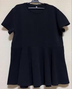 coca　ペプラム 半袖 Tシャツ ブラック Lサイズのサムネイル