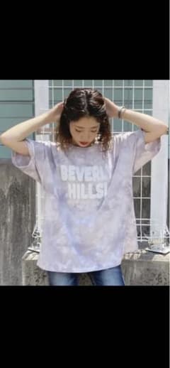 RODEO CROWNS タイダイ柄Tシャツ ライトグレーＦのサムネイル