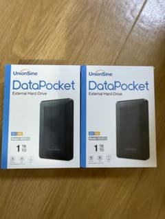 新品 UnionSine DataPocket 1TB HDD 本体 2台のサムネイル