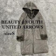 もふもふファー♡UNITED ARROWS フード付きロングコート S高級 - メルカリ
