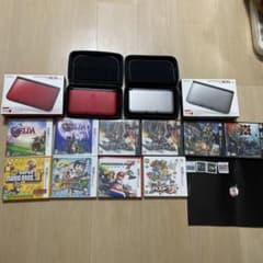 3DS 본체 2 대 세트 + 인기 소프트 14 개 정리 판매 정크 즉 구입 OK