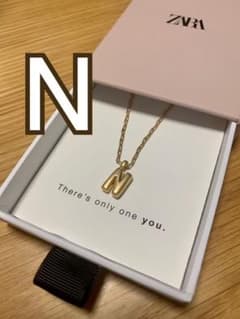 ZARA イニシャルペンダントネックレス  N ザラのサムネイル