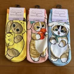 mofusand サンリオキャラクター ソックス 3足セット 23-25cmのサムネイル