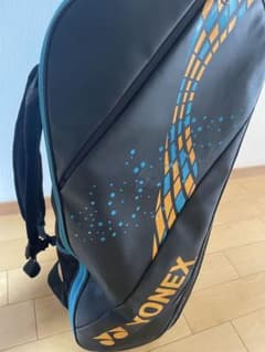 YONEX テニスラケットバッグ 黒/オレンジ/青のサムネイル
