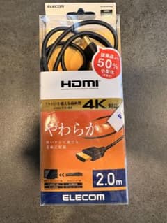 ELECOM HDMIケーブル DH-HD14EY20BK 2.0mのサムネイル