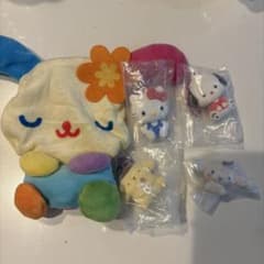 サンリオ ウサハナ フロッキーマスコット セットのサムネイル