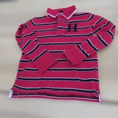 TOMMY HILFIGER ポロシャツ ボーダー キッズ 7のサムネイル