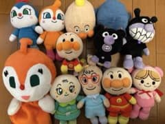 アンパンマン ぬいぐるみ 12点セットのサムネイル