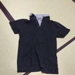 【メガネさん専用】タケオキクチ 半袖ポロシャツ(ブラック)   サイズ4のサムネイル
