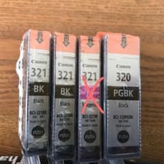 Canon キャノン 純正インク ブラック 320、321のサムネイル