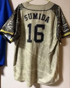 (未使用に近い)埼玉西武ライオンズ　ワイルドユニフォーム　XL 隅田16 未使用に近い)埼玉西武ライオンズ ワイルドユニフォーム XL 隅田16